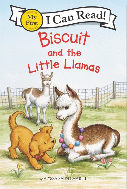 Item #57272 Biscuit and the Little Llamas. Alyssa Satin Capucilli