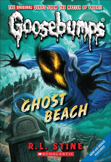 Unnumbered　Pb　School　Binding　Turtleback　Ghost　Goosebumps　Edition　Stine　Beach　L.　Library　R.