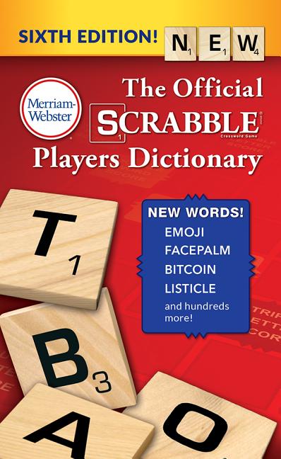 Item #33806 The Official Scrabble Players Dictionary. Merriam-Webster