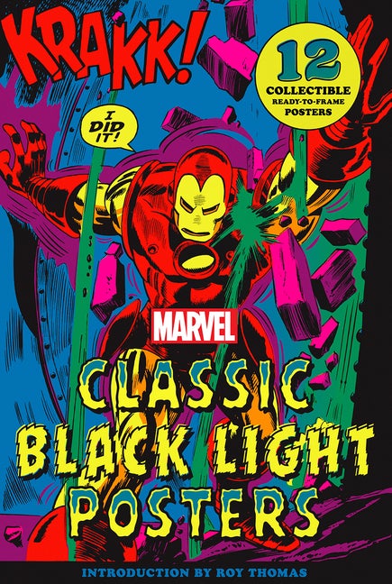 Item #84005 Marvel Classic Black Light Collectible Poster Portfolio. Marvel Entertainment