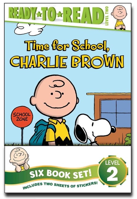 Item #67271 Peanuts Ready-to-Read Value Pack: Time for School, Charlie Brown; Make a Trade,...