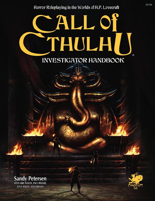 Item #37703 Call of Cthulhu Investigators Handbook (Call of Cthulhu Roleplaying). Mike Mason,...