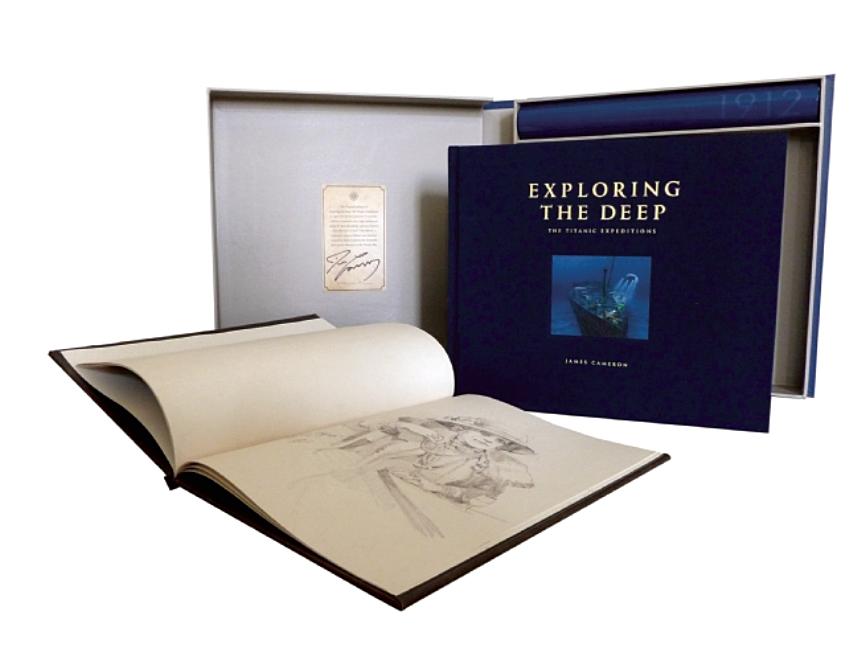 Item #42598 Exploring the Deep: The Titanic Expeditions. James Cameron.