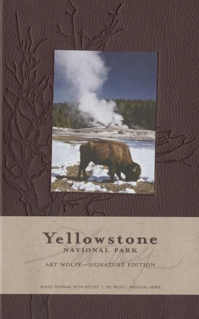 Item #66917 Yellowstone National Park Hardcover Ruled Journal (Insights Journals). Art Wolfe