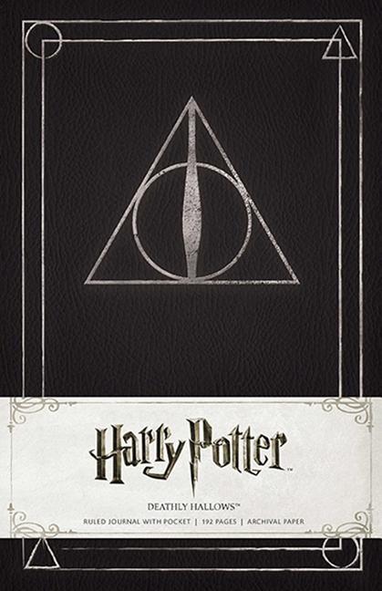 Item #27374 Harry Potter Deathly Hallows Hardcover Ruled Journal. Insight Editions