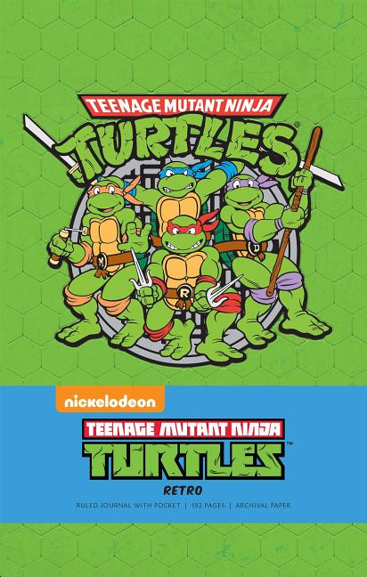 Item #66927 Teenage Mutant Ninja Turtles Retro Hardcover Ruled Journal (Insights Journals) (90's...