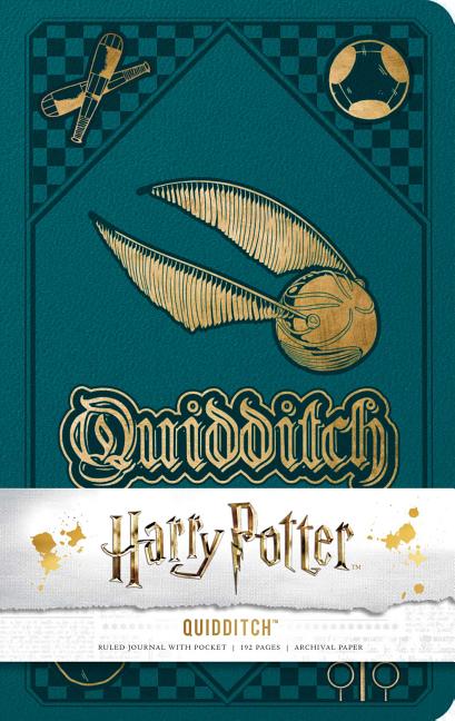 Item #27620 Harry Potter: Quidditch Hardcover Ruled Journal. Insight Editions