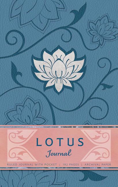 Item #27649 Lotus Hardcover Ruled Journal. Insight Editions