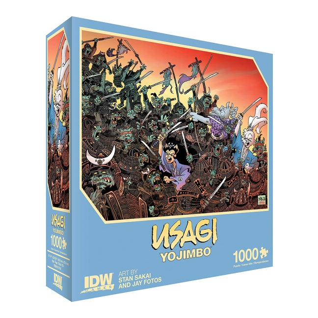 Item #47546 Usagi Yojimbo: Traitors of the Earth Premium Puzzle (1000-pc). IDW Games, Stan Sakai