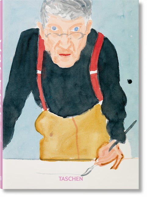 Item #57622 David Hockney. A Chronology. 40th Anniversary Edition (QUARANTE). David Hockney