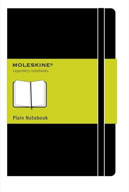Item #27827 Moleskine Classic Notebook, Pocket, Plain, Black, Hard Cover (3.5 x 5.5). Moleskine