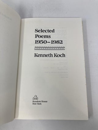 Selected Poems, 1950-1982