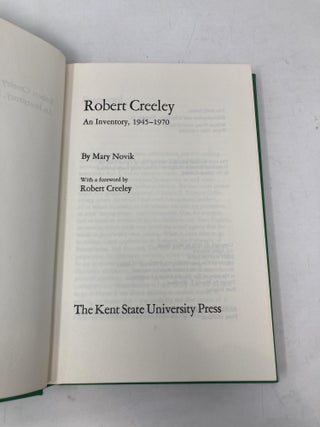 Robert Creeley; an inventory, 1945-1970 (The Serif series: bibliographies and checklists)