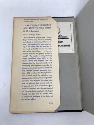 First Editions of To-Day and How to Tell Them, United States and England