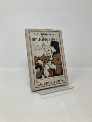 Item #103648 The Judgement of Dr. Johnson. G. K. Chesterton