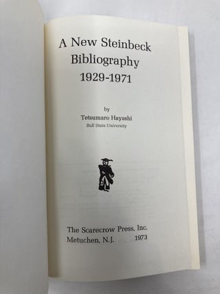A new Steinbeck bibliography