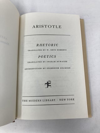 Rhetoric and Poetics (Modern Library, 246.2)