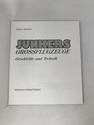 Junkers Grossflugzeuge: Geschichte und Technik (German Edition)