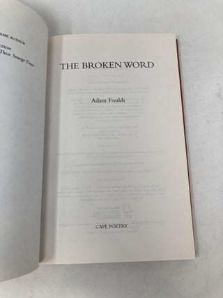 The Broken Word