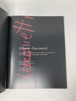 Alberto Giacometti: Paintings and Drawings From Private Collections