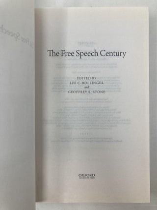 The Free Speech Century