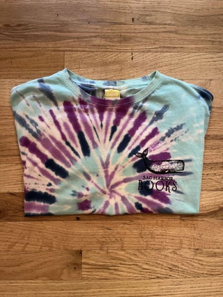 Sag Harbor Books T-Shirt Tie-Dyed Oceanberry