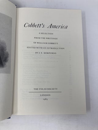 Cobbett's America, A Selection from the Writings of William Cobbett