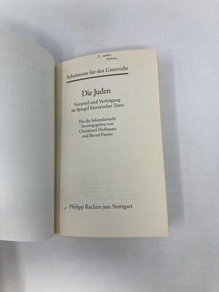 Die Juden: Vorurteil und Verfolgung im Spiegel literarischer Texte (Arbeitstexte für den Unterricht) (German Edition)