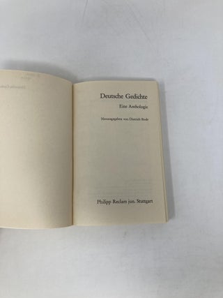 Deutsche Gedichte, Eine Anthologie (German Edition)