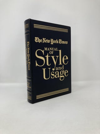 Item #120247 The New York Times Manual of Style and Usage. Allan Siegal, William G. Connolly