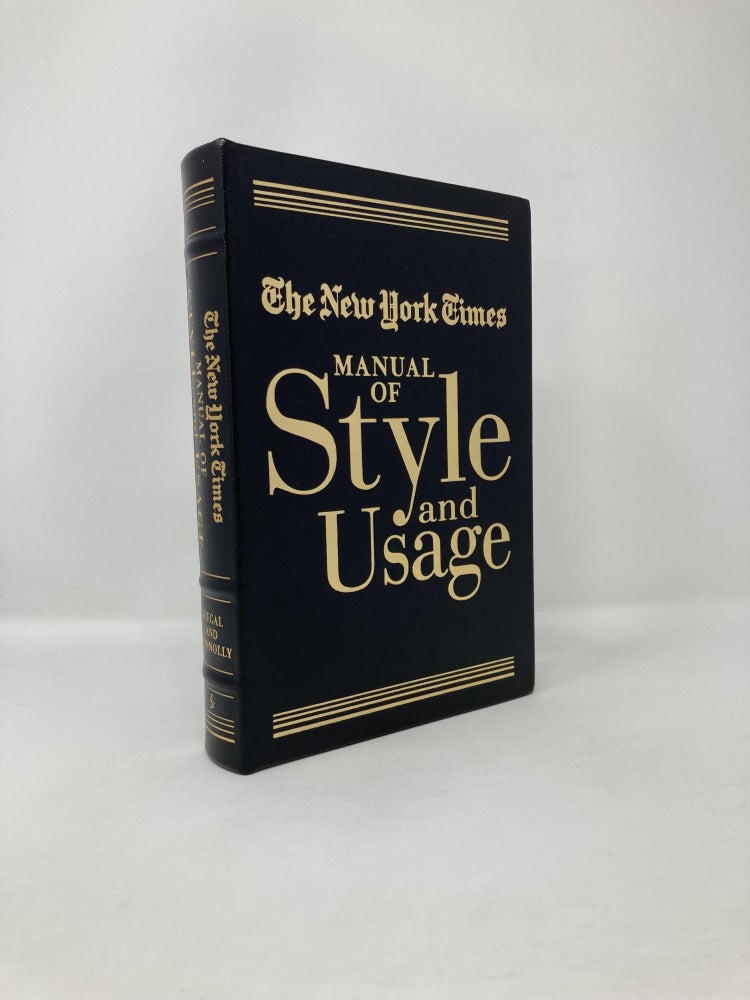 Item #120247 The New York Times Manual of Style and Usage. Allan Siegal, William G. Connolly.