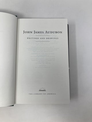John James Audubon: Writings and Drawings (Library of America)