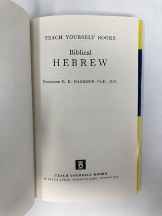Biblical Hebrew