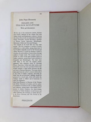 Essays on Italian sculpture,