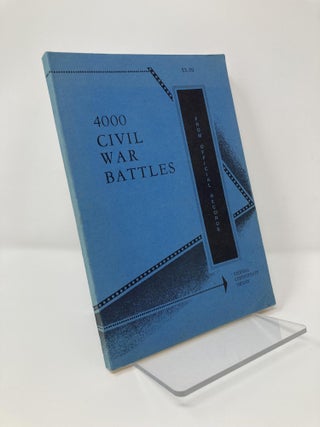 Item #127433 4000 Civil War Battles From Official Records. J. W. Carnahan
