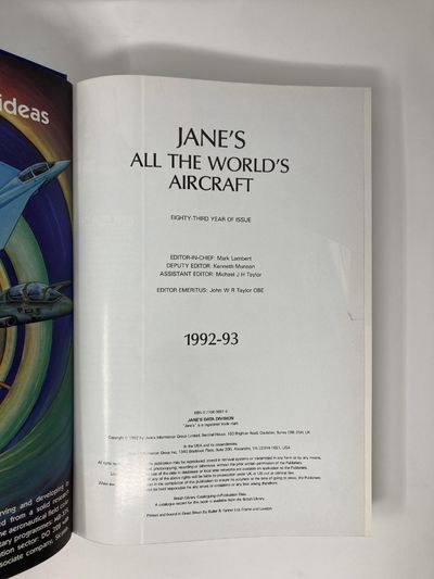 Jane's All the World's Aircraft, 1992-93 | Mark Lambert
