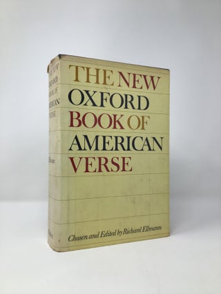 Item #132332 The New Oxford Book of American Verse. Richard Ellmann