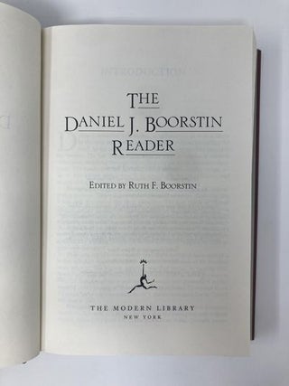 The Daniel J. Boorstin Reader (Modern Library)
