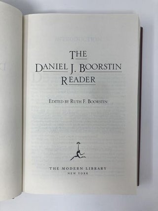 The Daniel J. Boorstin Reader (Modern Library)