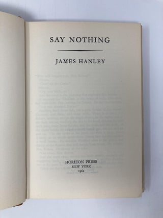 Say Nothing