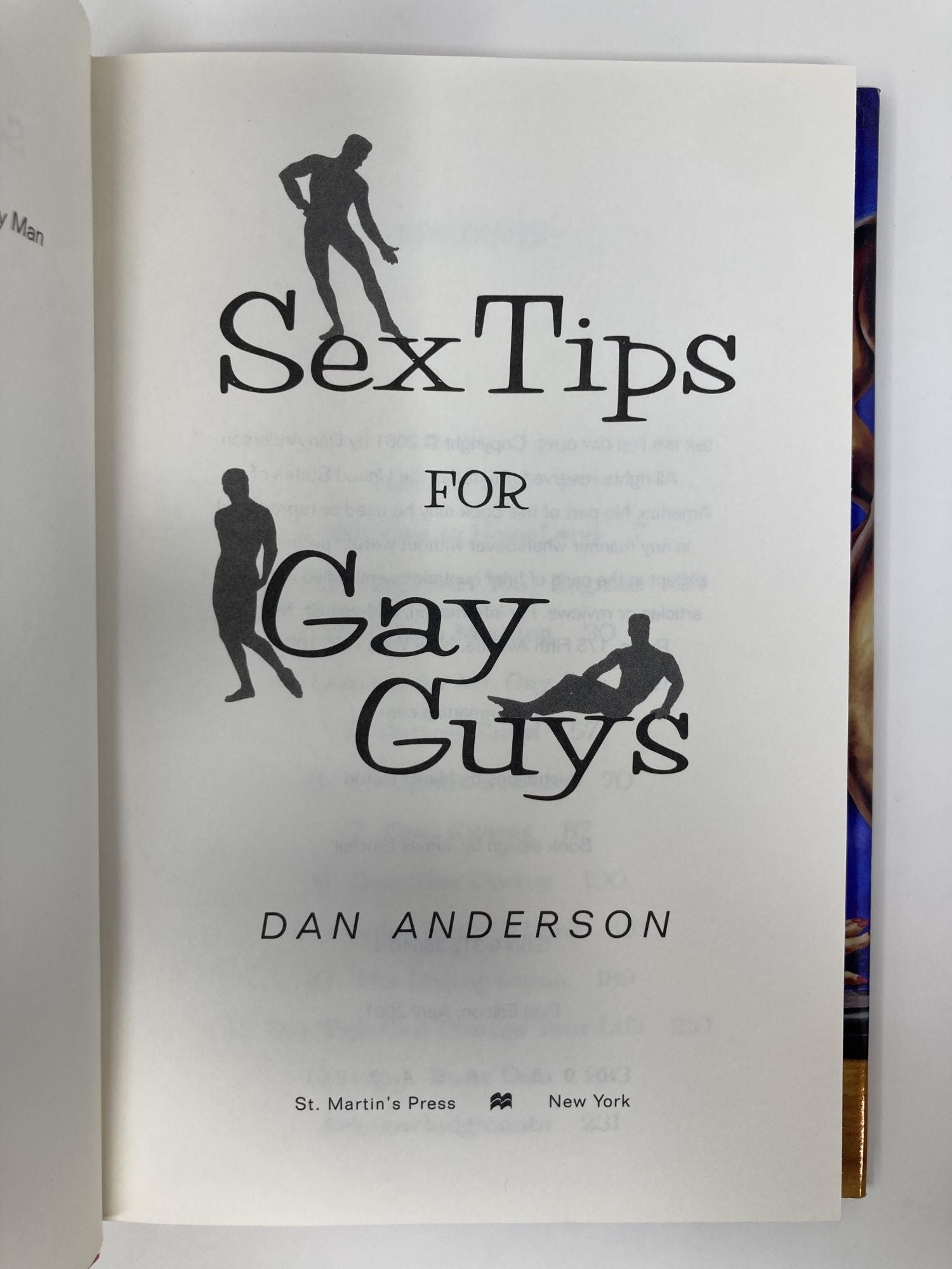 Sex Tips for Gay Guys | Dan Anderson | First Edition