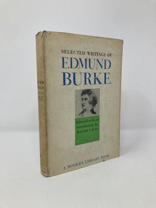 Item #141740 Selected Writings of Edmund Burke (Modern Library, 289.2). Edmund Burke
