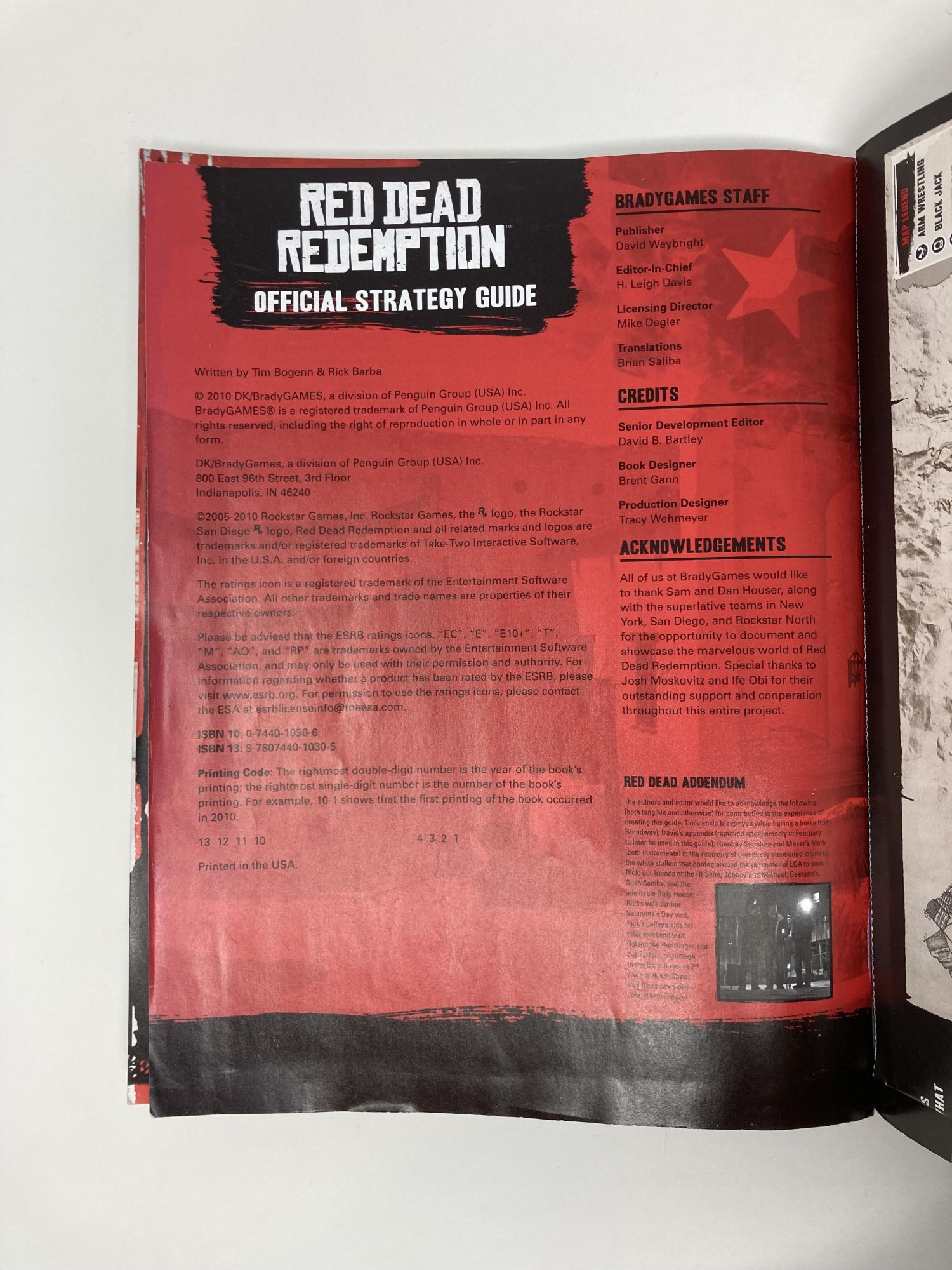 Red Dead Redemption Signature Series Strategy Guide by Tim Bogenn, Rick  Barba on Sag Harbor Books