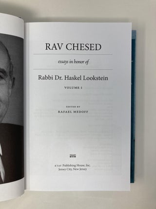 Rav Chesed: Essays in Honor of Rabbi Dr. Lookstein