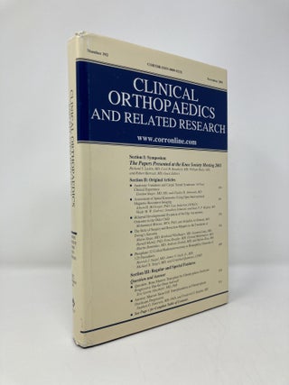 Item #149515 Clinical Orthopaedics and Related Research (Number 392, November 2001). Carl T....