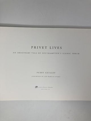 Privet Lives: An Imaginary Tale of Southampton's Iconic Shrub