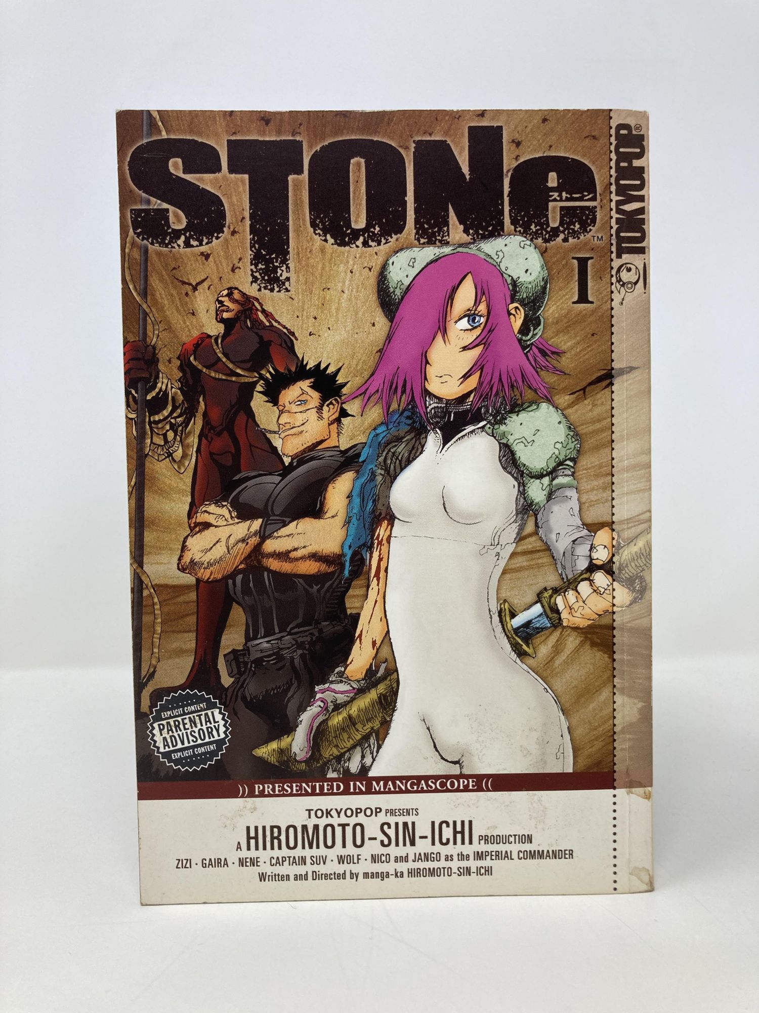 Stone, Vol. 1 | Sin-Ichi Hiromoto, Aaron, Sparrow | First Edition