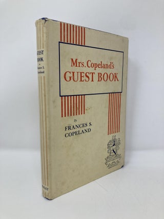 Item #152700 Mrs. Copeland's Guest Book. Frances Spalding Copeland
