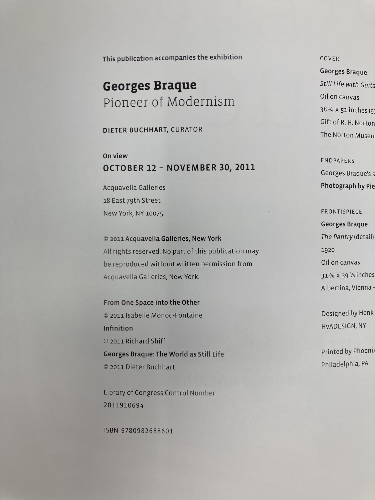 Georges Braque: Pioneer of Modernism | Dieter Buchhart, Isabelle
