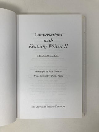 Conversations with Kentucky Writers II (Kentucky Remembered)